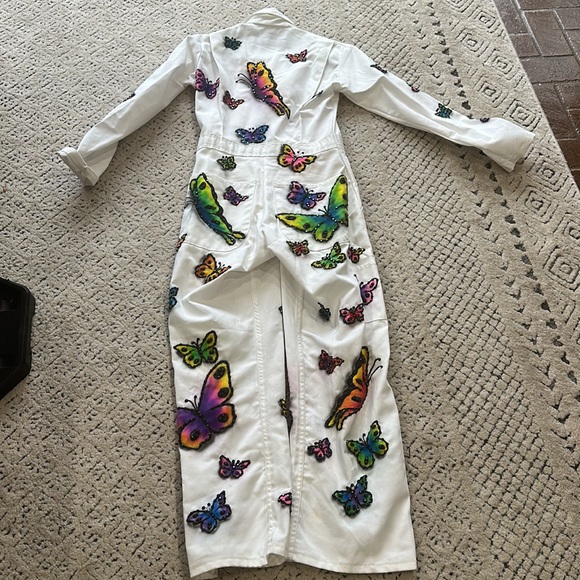 Photo shoot or costume. Airbrushed butterfly jumper xsmall - Picture 7 of 14